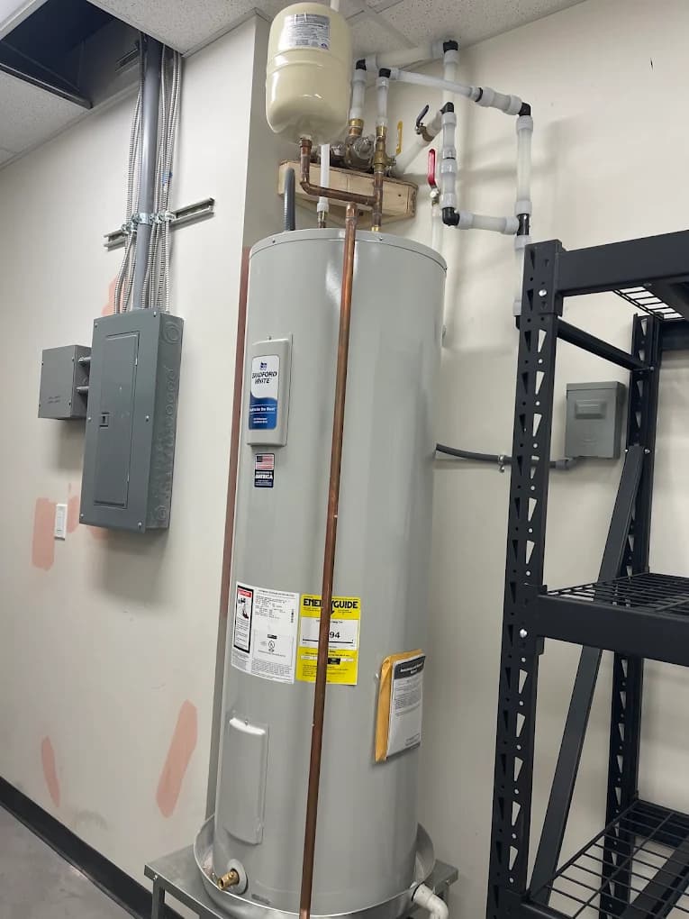 Bradford White water heater installed and serviced by Indiana Flow in Hamilton County